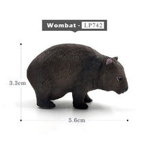 Load image into Gallery viewer, Simulation Squirrel Elephant Parrot Wombat Animal model figurine home decor miniature fairy garden decoration accessories figure
