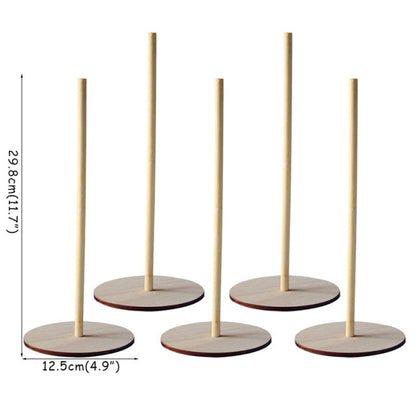 Wedding Decoration Donuts Wall Wooden Holds Stand Dessert Doughnut Table Holder Wedding Supplies Birthday Party