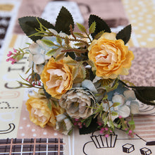 Load image into Gallery viewer, Peony DIY Party Decoration Vintage Silk Artificial Flowers Small Rose Wedding Fake Flowers Festival Supplies Home Decor Bouquet
