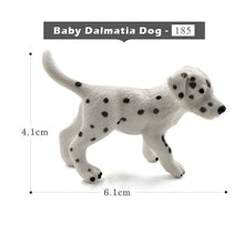 Load image into Gallery viewer, Simulation Mini hound dalmatian pug dog miniature figurine animal Model home decor fairy garden decoration accessories modern
