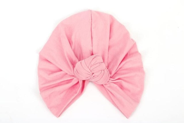 Fashion Hot Sale Women 13 Soild Color Black White Red Beige Green Indian Turban Hats Caps For Ladies