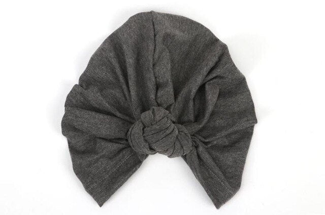 Fashion Hot Sale Women 13 Soild Color Black White Red Beige Green Indian Turban Hats Caps For Ladies