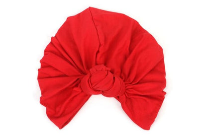 Fashion Hot Sale Women 13 Soild Color Black White Red Beige Green Indian Turban Hats Caps For Ladies