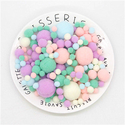 Mini Pompom Mixed Soft Round Pompones Balls Fluffy Pom Pom for Kids DIY Garment Handcraft Craft Supplies 8/10/15/20/25/30mm