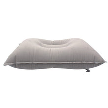 Load image into Gallery viewer, Travel Air Inflatable Cushion Thickened Flocking Square Folding Inflatable PVC Nylon Air Pillows Great for Flying Camping Quick Rest Company
