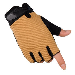 Men's Tactical Gloves Light Breathable Spring And Summer Riding Gloves Bicycle Non-slip Full Finger And Half Finger Gloves Lady