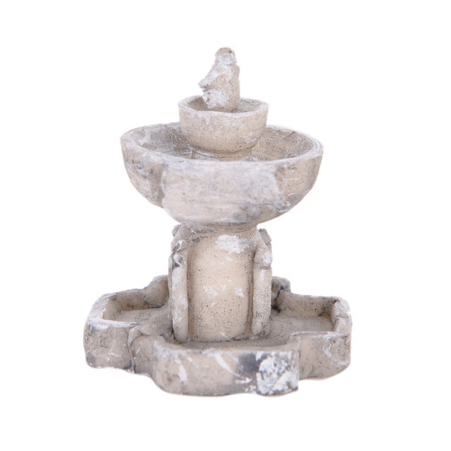 Garden Artificial Miniature Fairy House Fountain Micro Landscaping Decor Home DIY Accessories Mini Craft Decoration