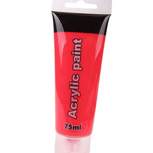 Load image into Gallery viewer, 75ml Acrylic Art supplies Wall Painting Fabric Paint for Clothing Textile fiber pigment Acrylic Paints Hose
