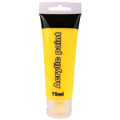 75ml Acrylic Art supplies Wall Painting Fabric Paint for Clothing Textile fiber pigment Acrylic Paints Hose