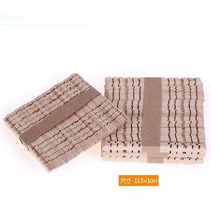 50Pcs DIY Crafts Wooden Stick Popsicle Colorful Ice Cream Sticks Hand Craft Art Creative Educational Toys For Children Kids Fun Time