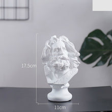 Load image into Gallery viewer, World Famous Statue Retro Art Resin Head Skull Sculpture Sketch Model David Moliere Home Decoration Accessories Modern Figurine
