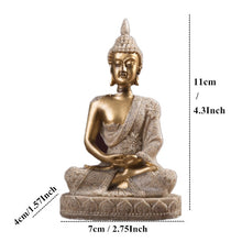 Load image into Gallery viewer, Buddha Statue Nature Sandstone Thailand Buddha Sculpture Hindu Fengshui Figurine Meditation Miniature Home Decor
