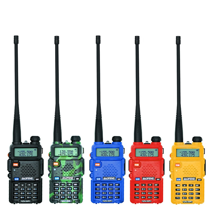Baofeng UV-5R Walkie Talkie Professional CB Radio Station Baofeng UV 5R Transceiver 5W VHF UHF Portable UV5R Hunting Ham Radio