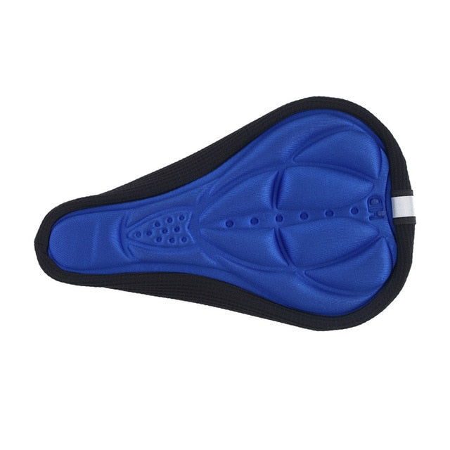 Men's and Women's Thick Bike Mountain Bike Sponge Pad Cover Soft Cover Bicycle Seat Outdoor Bicycle Sports Protection Pad 3 Colo