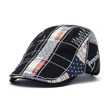 Load image into Gallery viewer, Vintage Cotton Beret Cap Mens Ivy Hat Duckbill Visor Cabbie Hats Summer Flat Caps Newsboy Caps
