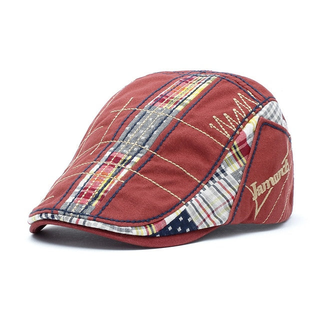 Vintage Cotton Beret Cap Mens Ivy Hat Duckbill Visor Cabbie Hats Summer Flat Caps Newsboy Caps