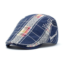 Load image into Gallery viewer, Vintage Cotton Beret Cap Mens Ivy Hat Duckbill Visor Cabbie Hats Summer Flat Caps Newsboy Caps
