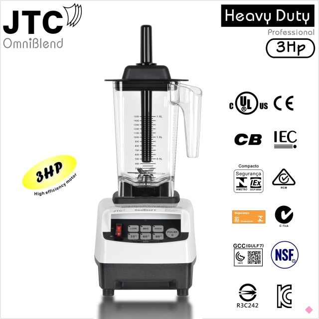 FREE SHIPPING JTC Super blender with PC jar, Model:TM-800A, Black, 100% GUARANTEED NO. 1 QUALITY IN THE WORLD.