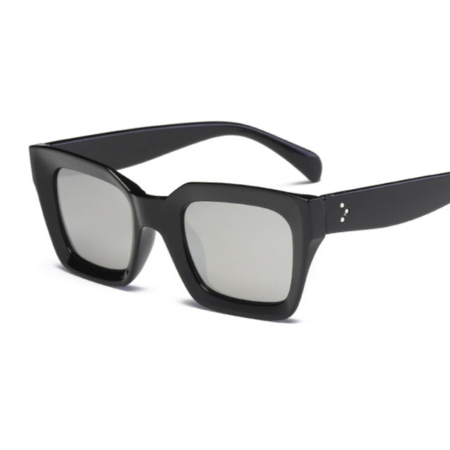 Fashionable Women Luxury Brand Square Sunglasses Ladies Vintage Oversized Sun Glasses Female Big Frame UV400 Shades