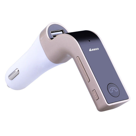 GUBANG Car Handsfree FM Transmitter Radio MP3 Player USB Charger G7 BLUE LED Bluetooth