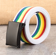 Load image into Gallery viewer, Multicolor New Fashion Unisex Waist Belt Waistband Casual Canvas Belts Multi-Color
