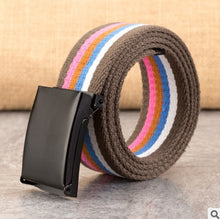 Load image into Gallery viewer, Multicolor New Fashion Unisex Waist Belt Waistband Casual Canvas Belts Multi-Color
