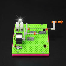Load image into Gallery viewer, 1Pcs Funny Science Physical Experiment Small Invention Education Toys DIY Hand Crank Generator Model Children Learning Toy
