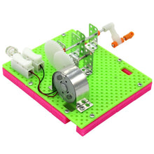 Load image into Gallery viewer, 1Pcs Funny Science Physical Experiment Small Invention Education Toys DIY Hand Crank Generator Model Children Learning Toy

