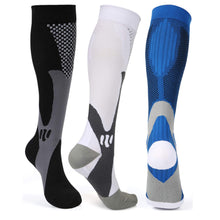 Load image into Gallery viewer, Compression Socks Nylon Medical Nursing Stockings Specializes Outdoor Cycling Fast-drying Breathable Adult Sports Socks
