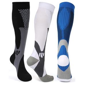 Compression Socks Nylon Medical Nursing Stockings Specializes Outdoor Cycling Fast-drying Breathable Adult Sports Socks