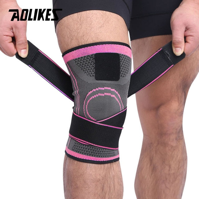 1PCS Knee Support Professional Protective Sports Knee Pad Breathable Bandage Knee Brace Basketball Tennis Cycling