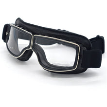 Load image into Gallery viewer, Universal Motorcycle Vintage Goggles Pilot Motorbike Scooter Biker Glasses Steampunk Goggles For Harley Helmet
