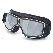 Load image into Gallery viewer, Universal Motorcycle Vintage Goggles Pilot Motorbike Scooter Biker Glasses Steampunk Goggles For Harley Helmet

