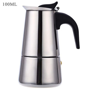 Stainless Steel Coffee Pot Mocha Espresso Latte Percolator Stove Coffee Maker Pot Percolator Drink Tool Cafetiere Latte Stovetop