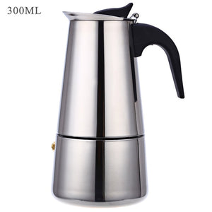 Stainless Steel Coffee Pot Mocha Espresso Latte Percolator Stove Coffee Maker Pot Percolator Drink Tool Cafetiere Latte Stovetop