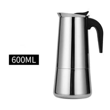 Load image into Gallery viewer, Stainless Steel Coffee Pot Mocha Espresso Latte Percolator Stove Coffee Maker Pot Percolator Drink Tool Cafetiere Latte Stovetop
