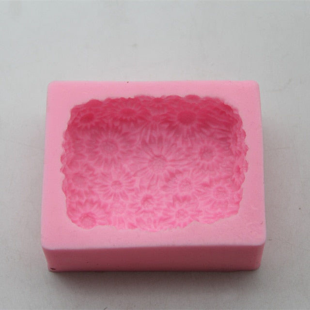 DIY Daisy Flower Soap Mold Handmade 3D Chocolate Silicone Mould Craft Kitchen Cake Baking Fondant Molds For Soap Making Supplies