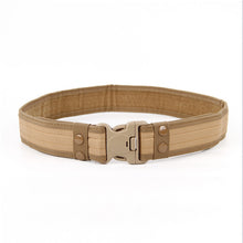 Load image into Gallery viewer, Army Style Combat Belts Quick Release Tactical Belt Fashion Men Canvas Waistband Outdoor Hunting 5-Colors 130cm
