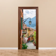 Load image into Gallery viewer, DIY 3D Self Stick Wallpaper Natural Scenery Sliding Glass Door Sticker Room Decoration Vinyl Poster Living Room Decals

