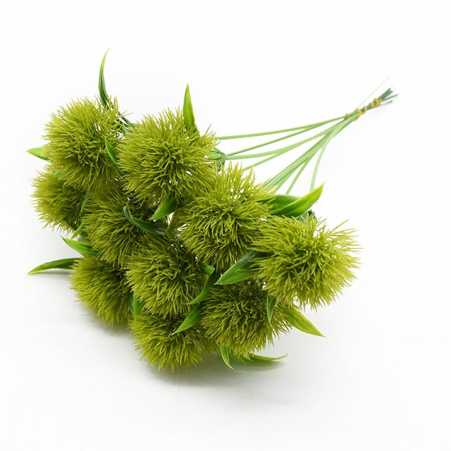 5pcs Artificial Plants Flower Bouquet for Home Decor Wedding Decorative Fake Flowers Needlework Ornamental Flowerpot