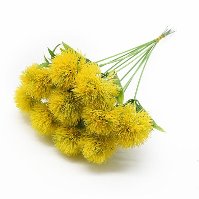 5pcs Artificial Plants Flower Bouquet for Home Decor Wedding Decorative Fake Flowers Needlework Ornamental Flowerpot