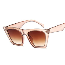 Load image into Gallery viewer, Square  Luxury Sunglasses for Women Fashion Designer Cat Eye Sun Glasses Classic Vintage Sunglasses UV400
