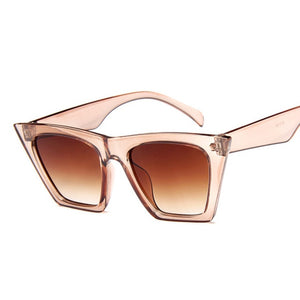 Square  Luxury Sunglasses for Women Fashion Designer Cat Eye Sun Glasses Classic Vintage Sunglasses UV400