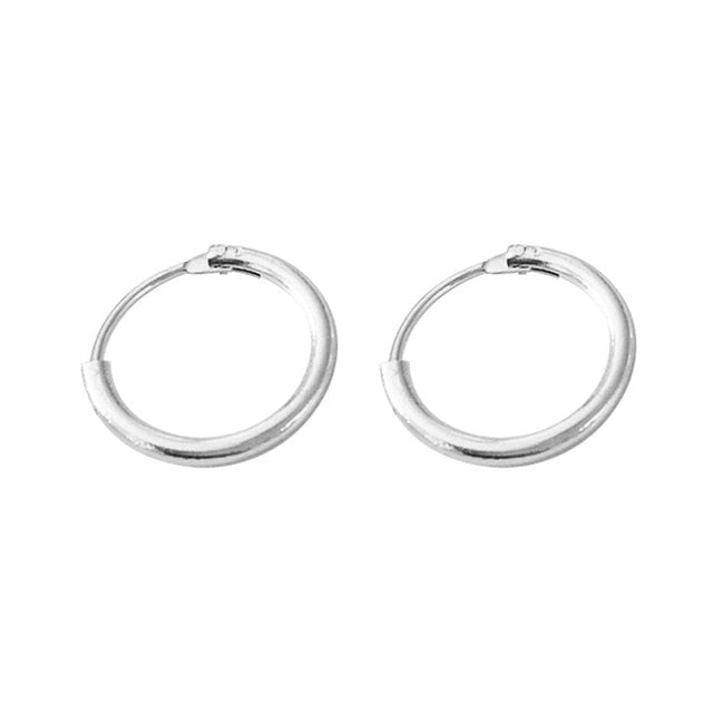 40mm 60mm 70mm 80mm Exaggerate Big Smooth Circle Hoop Earrings Simple Party Round Loop Earrings for Women Jewelry Choose Style Gold Silver
