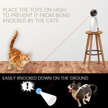 Load image into Gallery viewer, Smart Automatic Interactive Cat Toy Teasing Pet LED Laser Funny Handheld Mode Electronic Pet for All Cats Lazer
