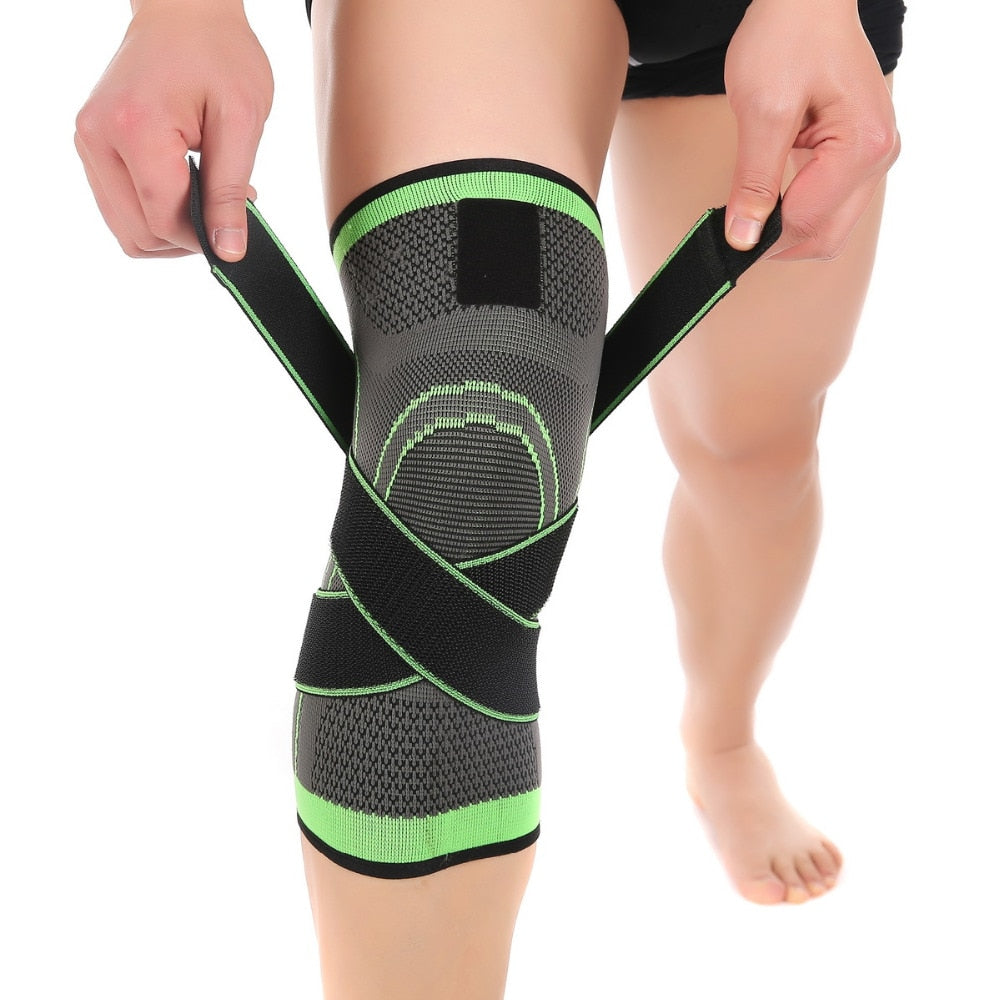 Sports Fitness Knee Pads Support Bandage Braces Elastic Nylon Sport Compression Sleeve for All Sports Protective Clothing