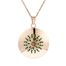 Load image into Gallery viewer, Womens Aromatherapy Diffuser Locket Perfume Essential Oil Necklace Stainless Steel Locket with Felt Pads For Woman
