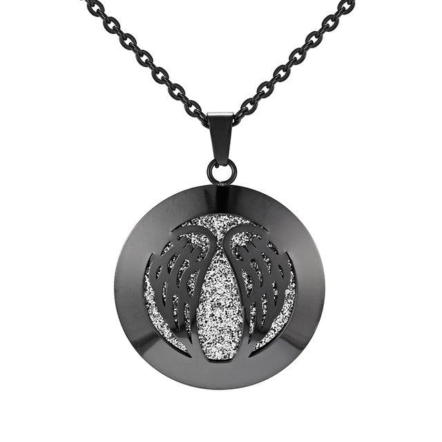 Womens Aromatherapy Diffuser Locket Perfume Essential Oil Necklace Stainless Steel Locket with Felt Pads For Woman