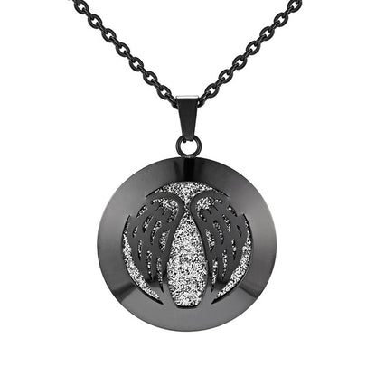 Womens Aromatherapy Diffuser Locket Perfume Essential Oil Necklace Stainless Steel Locket with Felt Pads For Woman