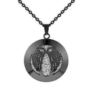 Womens Aromatherapy Diffuser Locket Perfume Essential Oil Necklace Stainless Steel Locket with Felt Pads For Woman